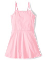 Girls Quick Dry Cross Back Tennis Dress