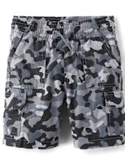 Boys Pull On Cargo Shorts