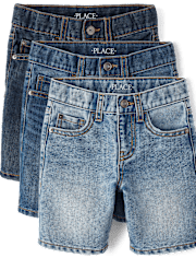 Boys Denim Shorts 3-Pack