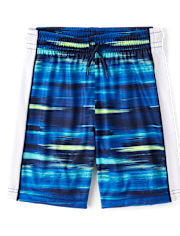 Boys Print Performance Basketball Shorts
