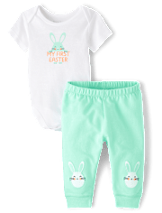 Baby First Easter 2-Piece Playwear Set