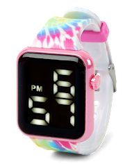 Girls Rainbow Tie Dye Watch