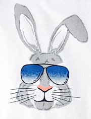 Boys Bunny Sunglasses Snug Fit Cotton Pajamas