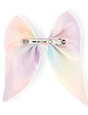 Girls Rainbow Bow Hair Clip 2-Pack