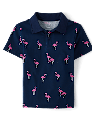 Boys Print Polo