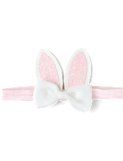 Baby Girls Glitter Bunny Ears Headwrap