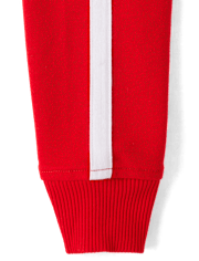 Boys Side Stripe French Terry Zip Up Hoodie