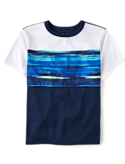 Boys Performance Colorblock Top