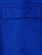 Boys French Terry Cargo Jogger Pants