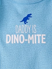 Lot de 5 bodies dinosaures pour bébé garçon