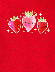 Baby Girls Strawberry Bodysuit 5-Pack