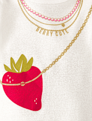 Baby Girls Strawberry Bodysuit 5-Pack