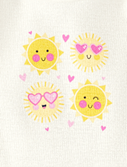 Baby Girls Sun Bodysuit 5-Pack