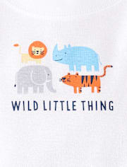 Baby Boys Animal Bodysuit 5-Pack