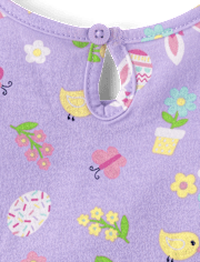 Baby Girls Easter Bodysuit Dress