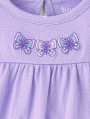 Combinaison Papillon pour bébés filles, paquet de 2