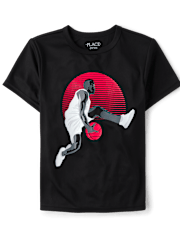 Boys Graphic Performance Top