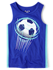 Boys Soccer MeshPerformance Muscle Tank Top