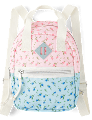 Girls Floral Mini Backpack