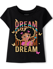 Baby And Toddler Girls Girl Dream Graphic Tee