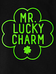 Baby And Toddler Boys St. Patrick's Day Mr. Lucky Charm Graphic Tee