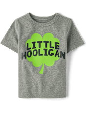 Baby And Toddler Boys St. Patrick's Day Little Hooligan Graphic Tee