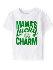 Baby And Toddler Boys St. Patrick's Day Mama's Lucky Charm Graphic Tee