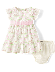 Robes à volants en forme de lapin pour bébés filles