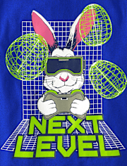 Boys Easter Bunny Gamer Graphic Tee