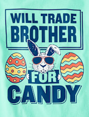 Kids Easter Brother Graphic Tee