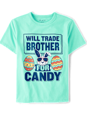 Kids Easter Brother Graphic Tee