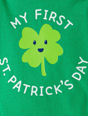 Body bébé à motif Saint-Patrick