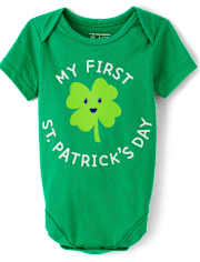 Body bébé à motif Saint-Patrick