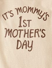 Baby Mommy's First Mother's Day Graphic Bodysuit