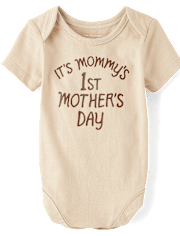 Baby Mommy's First Mother's Day Graphic Bodysuit