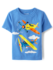 Baby And Toddler Boys Airplane Graphic Tee