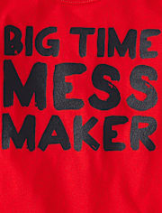 Baby And Toddler Boys Mess Maker Graphic Tee