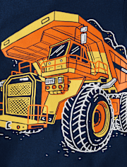 Baby And Toddler Boys Dump Truck Graphic Tee