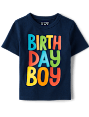 Baby And Toddler Boys Birthday Boy Graphic Tee