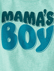 T-shirt graphique « Mama's Boy » pour bébés et tout-petits garçons
