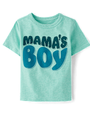 T-shirt graphique « Mama's Boy » pour bébés et tout-petits garçons