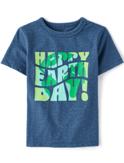 Baby And Toddler Boys Earth Day Graphic Tee