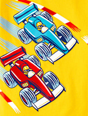 Baby And Toddler Boys Racecar Graphic Tee