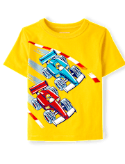 Baby And Toddler Boys Racecar Graphic Tee