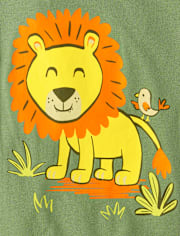 Baby And Toddler Boys Lion Graphic Tee