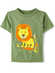 Baby And Toddler Boys Lion Graphic Tee