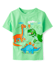 Baby And Toddler Boys Dino Graphic Tee