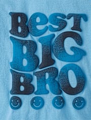 T-shirt graphique « Best Big Bro » pour bébés et tout-petits garçons
