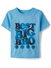 T-shirt graphique « Best Big Bro » pour bébés et tout-petits garçons