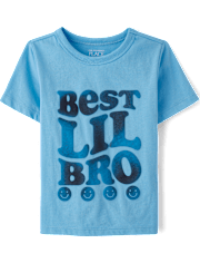Baby And Toddler Boys Best Lil Bro Graphic Tee
